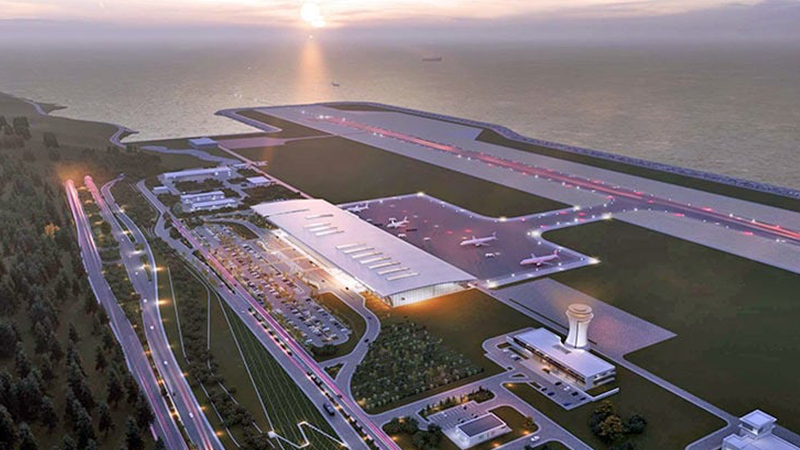 თურქეთში, ბათუმიდან 80 კმ-ში, აეროპორტი ზღვაში ააშენეს