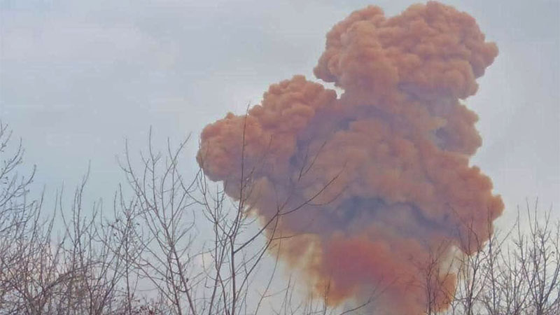 რუსებმა ლუგანსკში აზოტის მჟავას ავზი ააფეთქეს – უკრაინის საელჩო საქართველოში