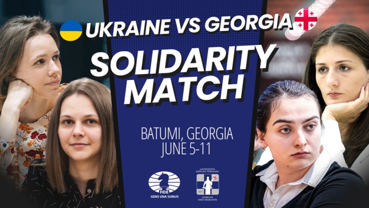 В Батуми пройдут матчи солидарности между грузинскими и украинскими шахматистками