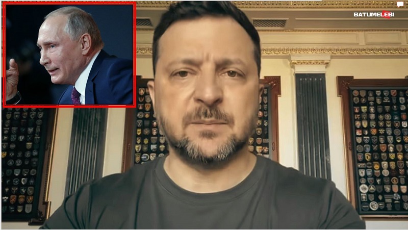 „პუტინი ბუტბუტებს, ურას წარმოთქმაც კი აღარ შეუძლია, მაგრამ რაკეტებით ისევ ანადგურებს სახლებს“ – ზელენსკი