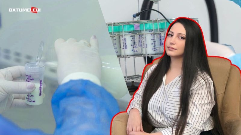 “უყოყმანოდ დავთანხმდი” – დედის რძის პირველი ბანკის პირველი დონორი ბათუმიდან