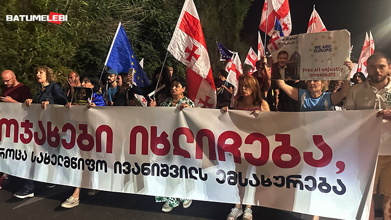 “ოჯახები იხლიჩება, როცა სახელმწიფო ივანიშვილს ემსახურება” – შაბათის მარში თბილისში